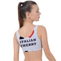 I love Italian cherry The Little Details Bikini Top View2