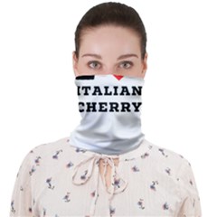 I Love Italian Cherry Face Covering Bandana (adult) by ilovewhateva