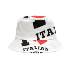 I Love Italian Cherry Inside Out Bucket Hat by ilovewhateva