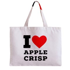 I Love Apple Crisp Zipper Mini Tote Bag by ilovewhateva