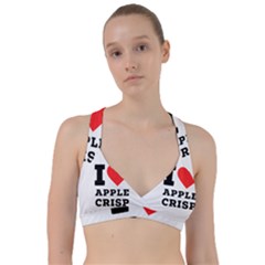 I Love Apple Crisp Sweetheart Sports Bra by ilovewhateva