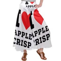 I Love Apple Crisp Women s Satin Palazzo Pants by ilovewhateva