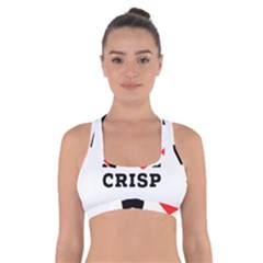 I Love Apple Crisp Cross Back Sports Bra by ilovewhateva