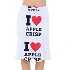 I Love Apple Crisp Short Mermaid Skirt by ilovewhateva