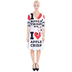 I Love Apple Crisp Wrap Up Cocktail Dress by ilovewhateva