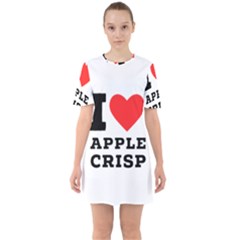 I Love Apple Crisp Sixties Short Sleeve Mini Dress by ilovewhateva