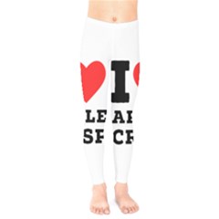 I Love Apple Crisp Kids  Leggings by ilovewhateva