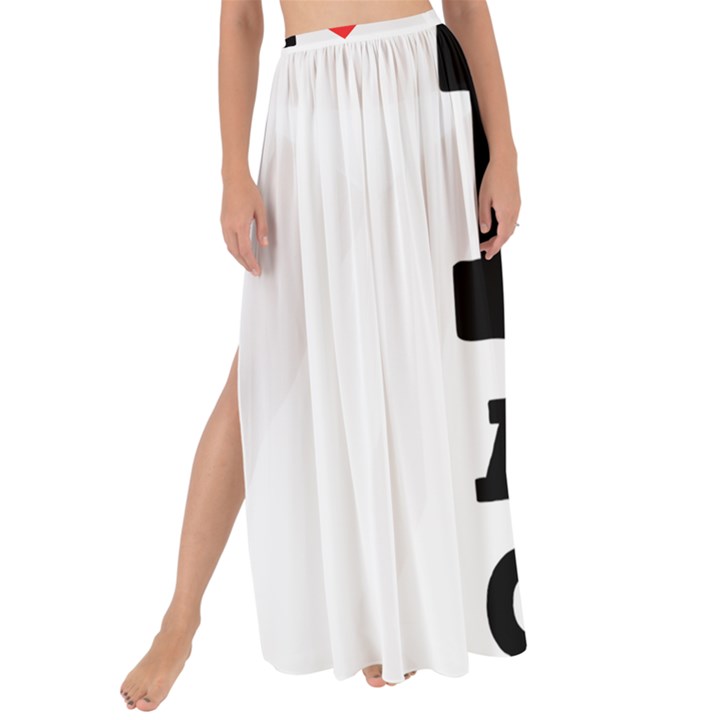 I love Apple crisp Maxi Chiffon Tie-Up Sarong