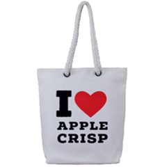 I Love Apple Crisp Full Print Rope Handle Tote (small) by ilovewhateva