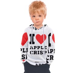 I Love Apple Crisp Kids  Overhead Hoodie by ilovewhateva