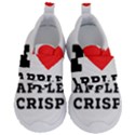 I love Apple crisp Kids  Velcro No Lace Shoes View1