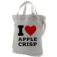 I Love Apple Crisp Canvas Messenger Bag by ilovewhateva