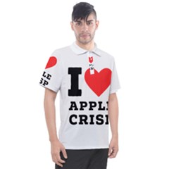 I Love Apple Crisp Men s Polo Tee by ilovewhateva