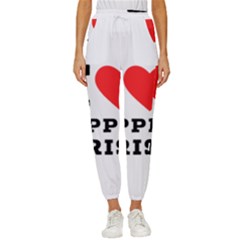 I Love Apple Crisp Women s Cropped Drawstring Pants by ilovewhateva