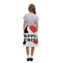 I love Apple crisp Kids  Ruffle Flared Wrap Midi Skirt View4