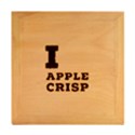 I love Apple crisp Wood Photo Frame Cube View2