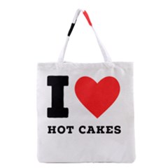 I Love Hot Cakes Grocery Tote Bag by ilovewhateva