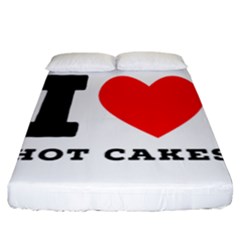 I Love Hot Cakes Fitted Sheet (california King Size) by ilovewhateva