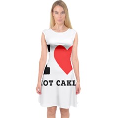 I Love Hot Cakes Capsleeve Midi Dress by ilovewhateva