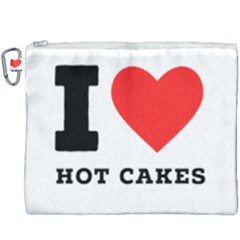 I Love Hot Cakes Canvas Cosmetic Bag (xxxl) by ilovewhateva