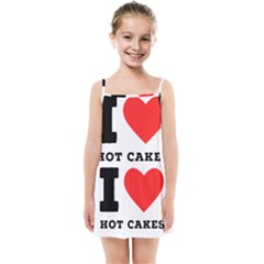 I Love Hot Cakes Kids  Summer Sun Dress by ilovewhateva