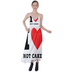 I Love Hot Cakes Tie Back Maxi Dress by ilovewhateva