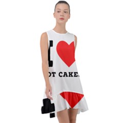 I Love Hot Cakes Frill Swing Dress by ilovewhateva