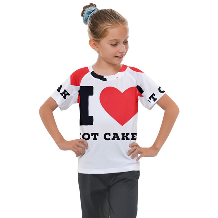 I love hot cakes Kids  Mesh Piece Tee