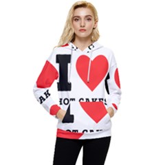 I Love Hot Cakes Women s Lightweight Drawstring Hoodie by ilovewhateva