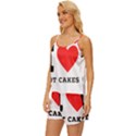 I love hot cakes Satin Pajama Short Set View2