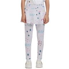 Spaceship Pattern Star Kids  Skirted Pants by danenraven