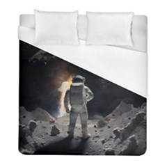 Astronaut Space Walk Duvet Cover (full/ Double Size) by danenraven