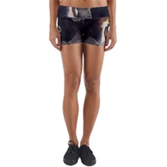 Astronaut Space Walk Yoga Shorts by danenraven