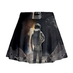 Astronaut Space Walk Mini Flare Skirt by danenraven