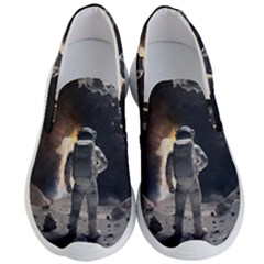 Astronaut Space Walk Men s Lightweight Slip Ons by danenraven