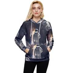 Astronaut Space Walk Women s Lightweight Drawstring Hoodie by danenraven