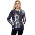 Astronaut Space Walk Women s Lightweight Drawstring Hoodie View1