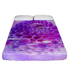 Dahlia Blossom Bloom Dahlias Fall Fitted Sheet (california King Size) by danenraven