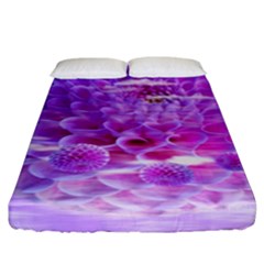 Dahlia Blossom Bloom Dahlias Fall Fitted Sheet (king Size) by danenraven