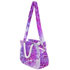 Dahlia Blossom Bloom Dahlias Fall Rope Handles Shoulder Strap Bag by danenraven