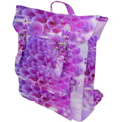 Dahlia Blossom Bloom Dahlias Fall Buckle Up Backpack by danenraven