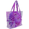 Dahlia Blossom Bloom Dahlias Fall Zip Up Canvas Bag View2