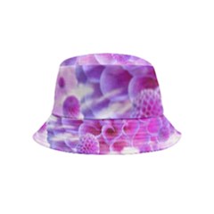 Dahlia Blossom Bloom Dahlias Fall Inside Out Bucket Hat (kids) by danenraven