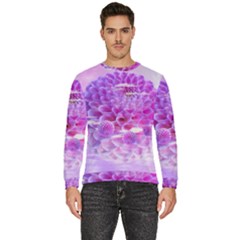 Dahlia Blossom Bloom Dahlias Fall Men s Fleece Sweatshirt by danenraven