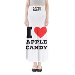 I Love Apple Candy Full Length Maxi Skirt by ilovewhateva