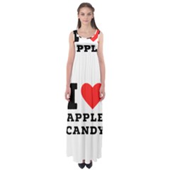 I Love Apple Candy Empire Waist Maxi Dress by ilovewhateva