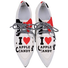 I Love Apple Candy Pointed Oxford Shoes by ilovewhateva