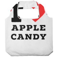 I Love Apple Candy Foldable Grocery Recycle Bag by ilovewhateva