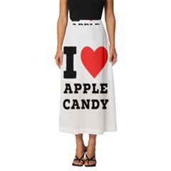 I Love Apple Candy Classic Midi Chiffon Skirt by ilovewhateva