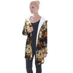 Science Fiction Background Fantasy Longline Hooded Cardigan by danenraven